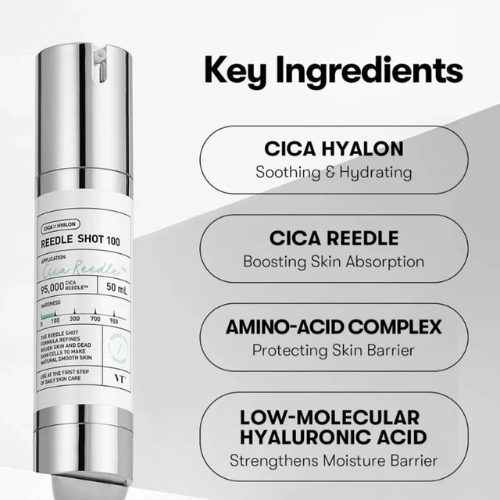 VT Cosmetics Reedle Shot 100 Booster For Deep Improvement Of Skin Texture 50ml